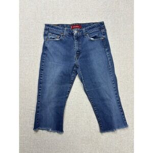 Levis 519 Girls Low Flare Jeans Size 11 Blue